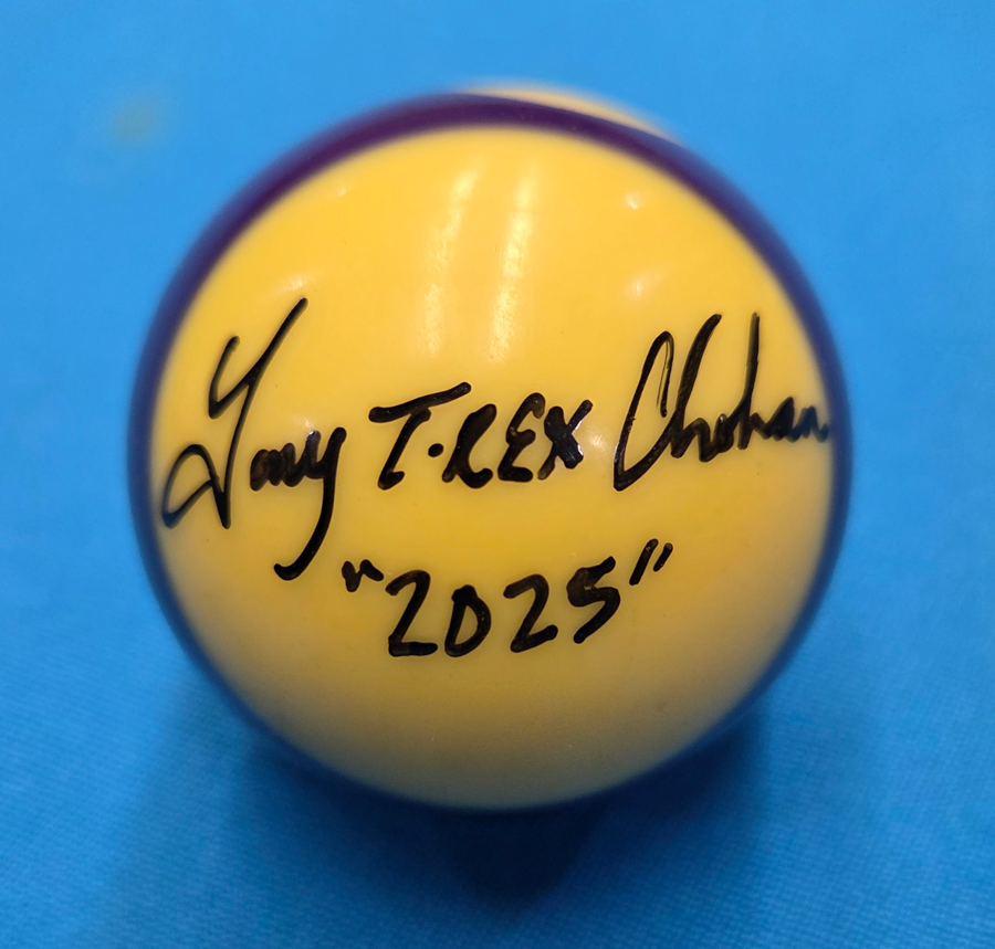 Signed Object Ball - Tony "T-Rex" Chohan