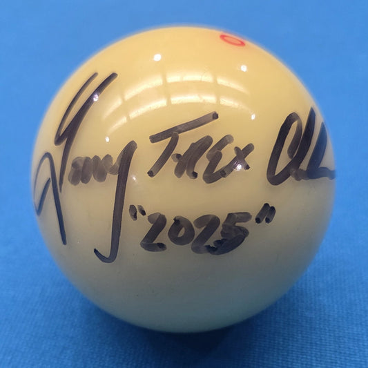 Signed Cue Ball - Tony "T-Rex" Chohan