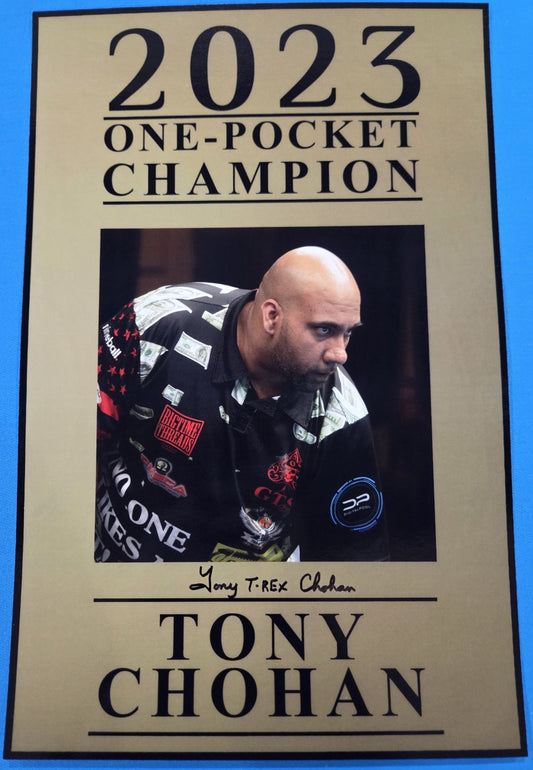 Tony "T-Rex" Chohan - Signed Poster