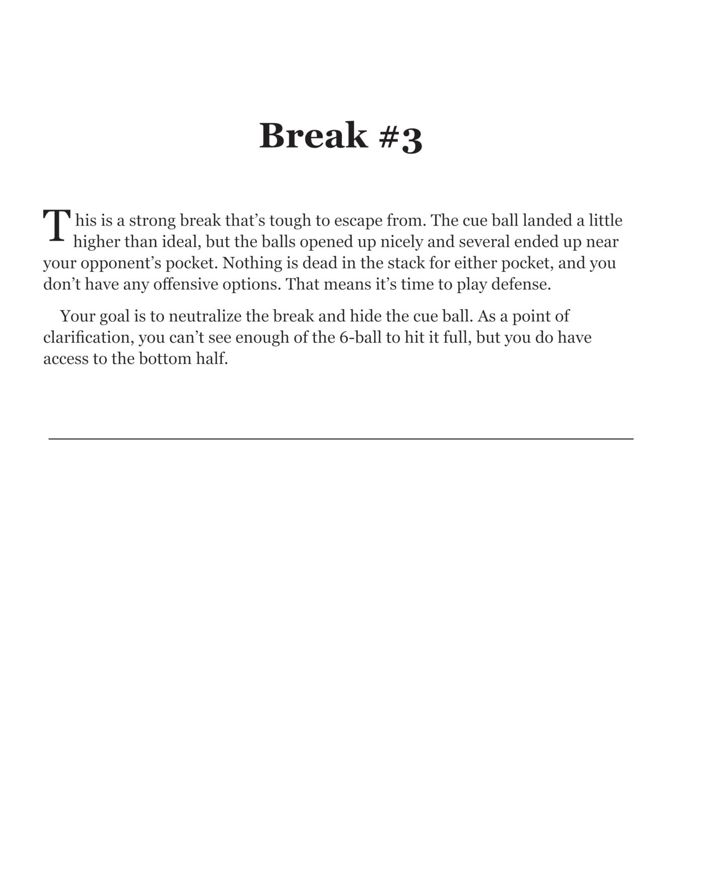 Game Tight One Pocket Book