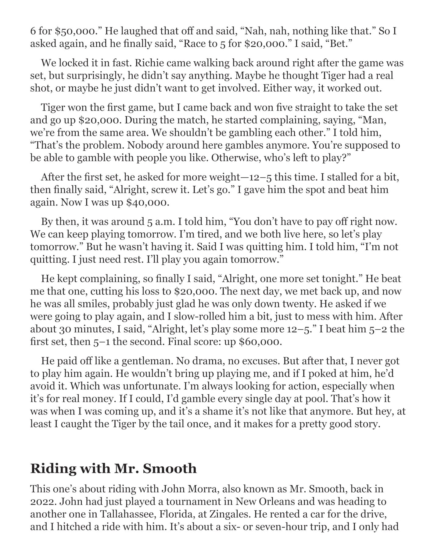 Game Tight One Pocket Book